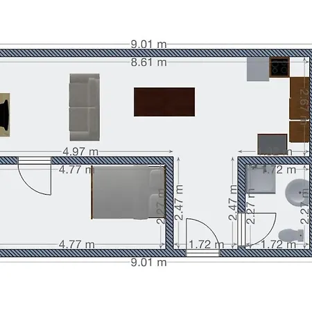 Petit T2 Proche Centre Et Gare Дюнкерк